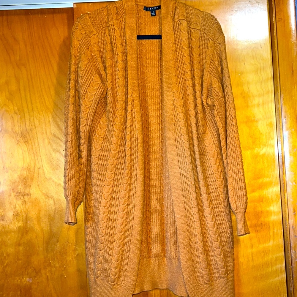 Cyrus Thick Knit Open Cardigan